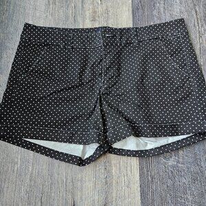 NWT American Eagle Black Dot Midi Shorts